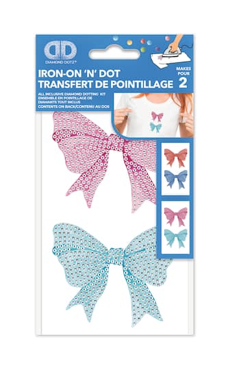 Diamond Dotz® Pretty Bows Iron-On 'n' Dot Kit